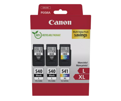 Tusz CANON Zestaw 3 tuszów PG-540L x 2 + CL-541XL x 1 5224B017